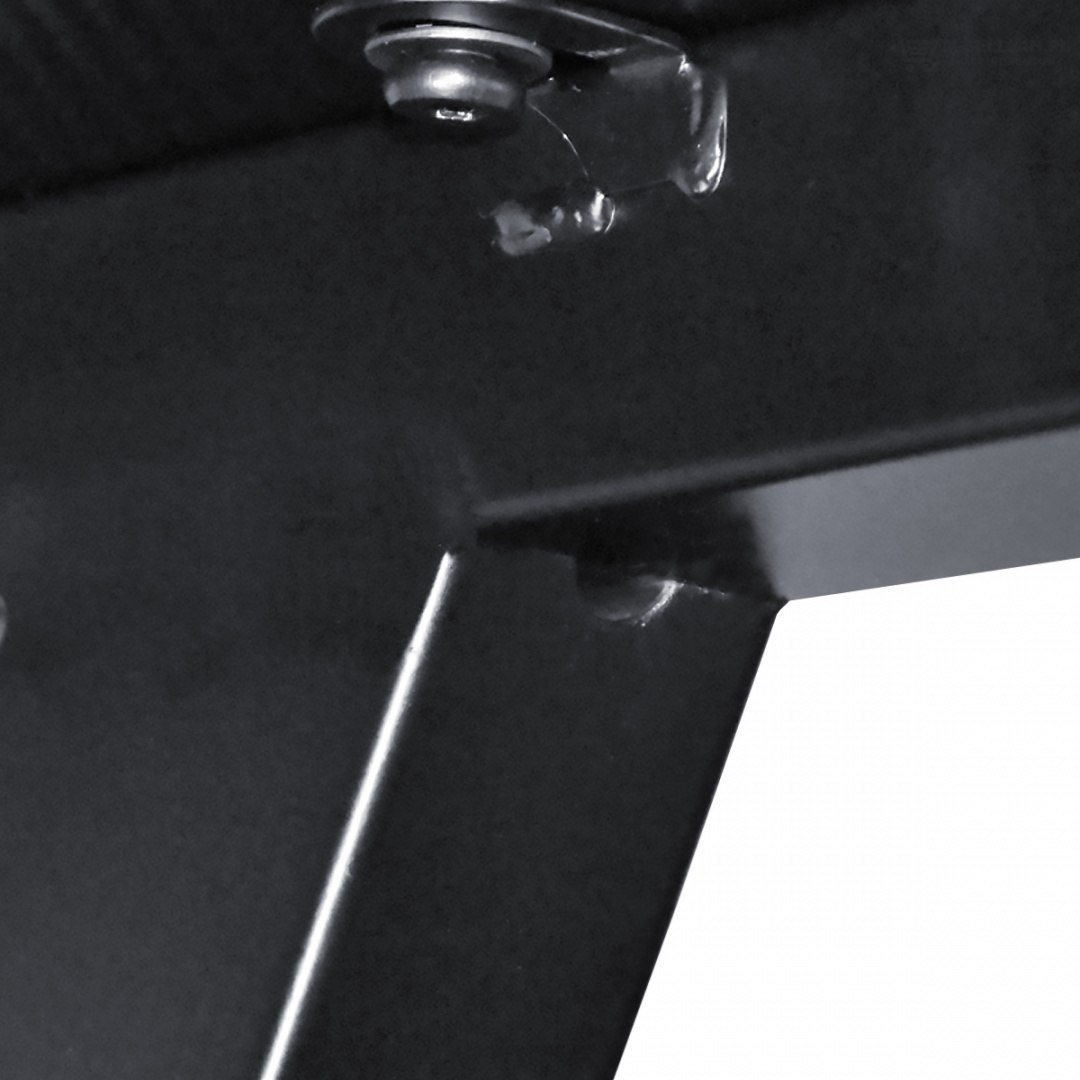 Emaga Biurko do komputera dla gracza BITUXX czarne komputerowe MDF solidne